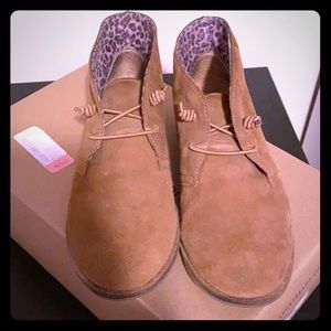 Brown booties